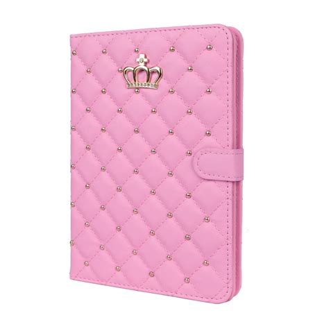 Full Cover Synthetic Leather Case For iPad Mini 1/2/3 - Pink - Walmart ...