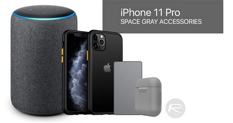 Space Gray iPhone 11 Pro Max: Case, Lightning Cable, Wireless Charger, Band, Speaker, More ...