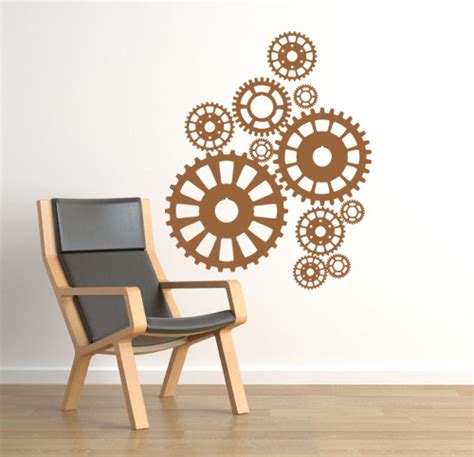 Steampunk Gears - Beautiful Wall Decals