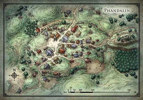 D&D Starter Set Maps | Fantasy city map, Adventure map, Fantasy city