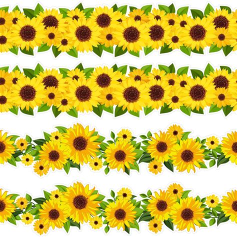 Sunflower Bulletin Board Border