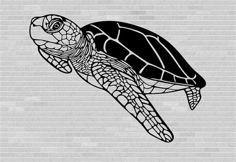 Tortue svg silhouette de tortue tortue clipart tortue de | Etsy Canada