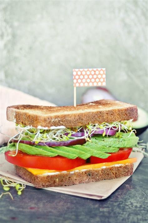 Gourmet Veggie Sandwich - Killing Thyme