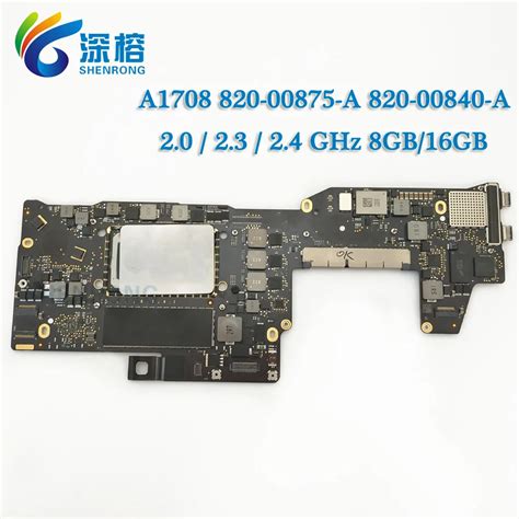 A1708 Motherboard 2.0/ 2.3/ 2.4/ 2.5 Ghz 8gb / 16gb For Macbook Pro ...