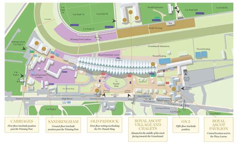 Ascot Racecourse Car Parks Map