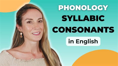 What are Syllabic Consonants? | English Phonology - YouTube