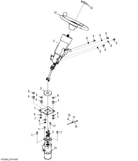 AT188837 John Deere Steering Column :: AVS.Parts