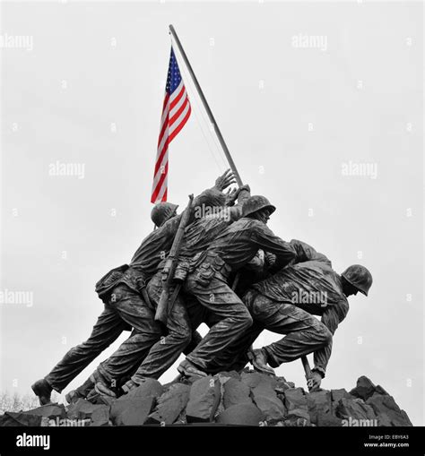 Iwo-Jima US Marine Corps War Memorial (1954), Arlington, Virginia, USA ...