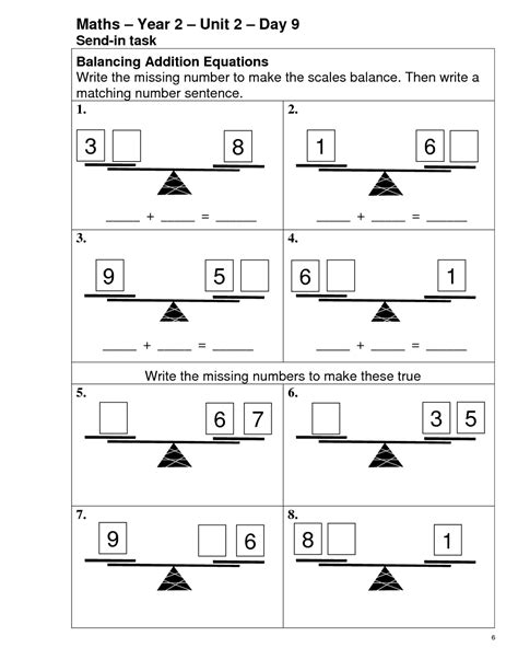 Balance Scale Worksheets for Children | Activity Shelter