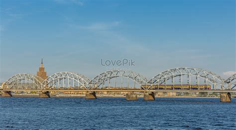 Railway Bridges On The Danube Picture And HD Photos | Free Download On ...