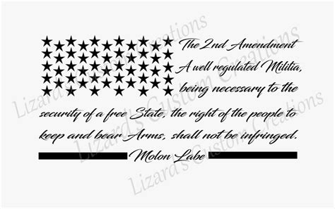 2nd amendment flag decal