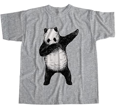 1Tee Mens Dabbing Panda T-Shirt | eBay