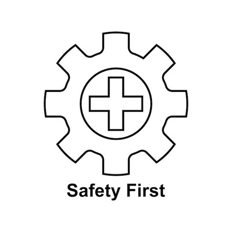 Premium Vector | Safety first icon