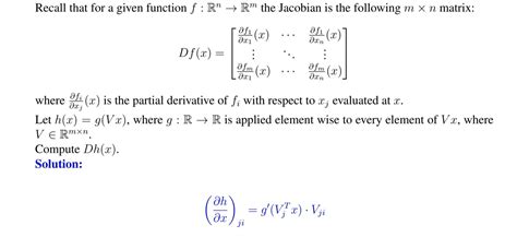 vector analysis - Matrix Chain Rule Derivative Question - Mathematics ...