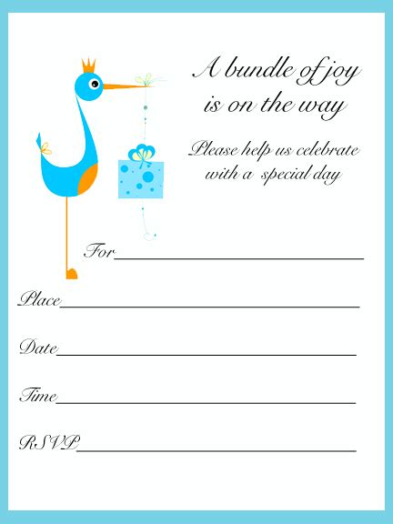 Free Cute Printable Baby Shower Invitations | Dolanpedia