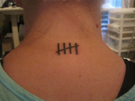 Tally mark tattoo = Silence Sightings | Tattoos for women, Mark tattoo ...