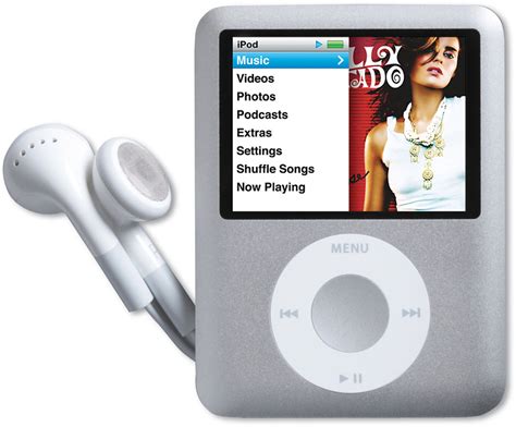 Apple iPod® nano 4GB Digital music/photo/video player at Crutchfield.com