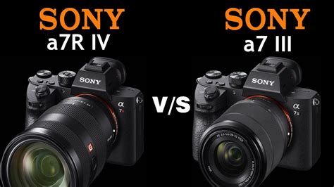 Sony a7R IV vs Sony a7 III | Quick Camera comparison - YouTube