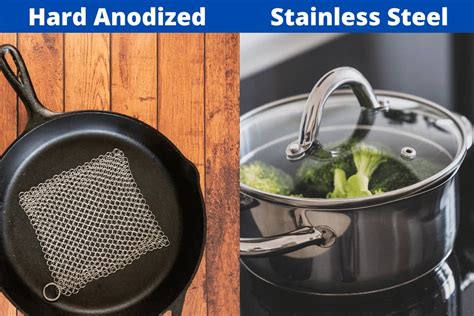 Hard Anodized vs. Stainless Steel Cookware - What's the Difference?