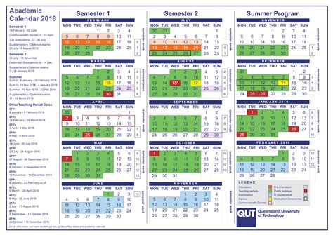 Semester Academic Calendar 2018 - How to create a Semester Academic Calendar 2018? Download thi ...