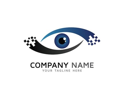 Premium Vector | Digital eye logo design