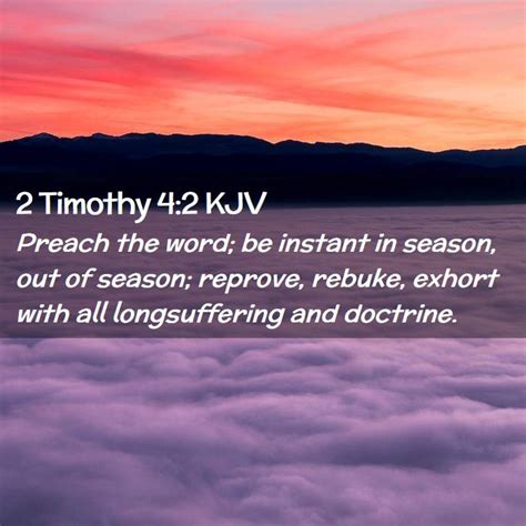 2 Timothy 4:2 KJV Bible Verse Images