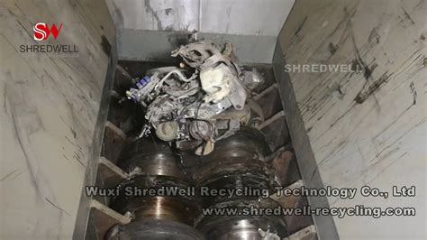 Can Your Metal Shredder Process Complete Car? Yes, We Can - YouTube