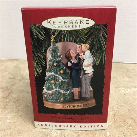 Hallmark Keepsake Ornament IT'S A WONDERFUL LIFE 50th Anniversary 1996 | eBay in 2020 | Hallmark ...