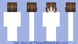 Girl in white suit Minecraft Skin