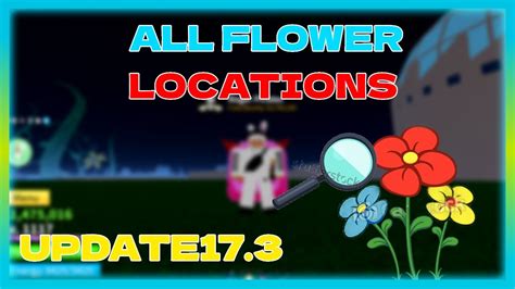 Bloxfruit flower location's Update 17.3 - YouTube