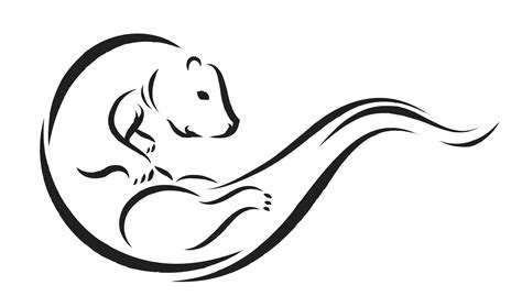 sea otter logo - Clip Art Library