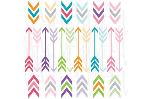 Colorful Arrow Clip Art | Pre-Designed Illustrator Graphics ~ Creative Market