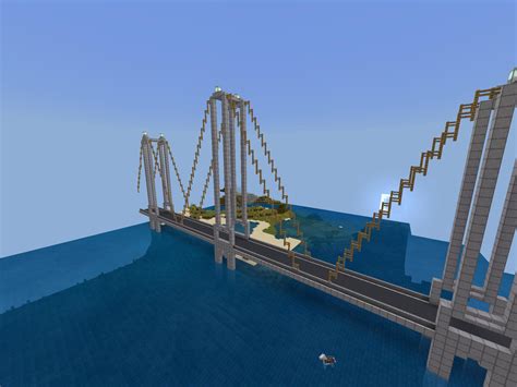 Suspension bridge : r/Minecraftbuilds