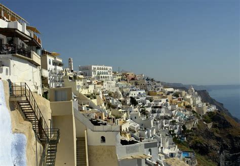 Thira stock image. Image of house, church, ocean, beauty - 34124583