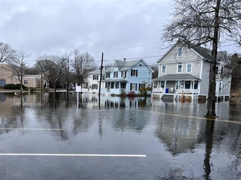 PHOTOS: Though Flood Waters In Downtown Mystic Receding, Caution Urged ...