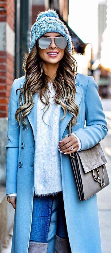 Blue Winter Outfits For Women