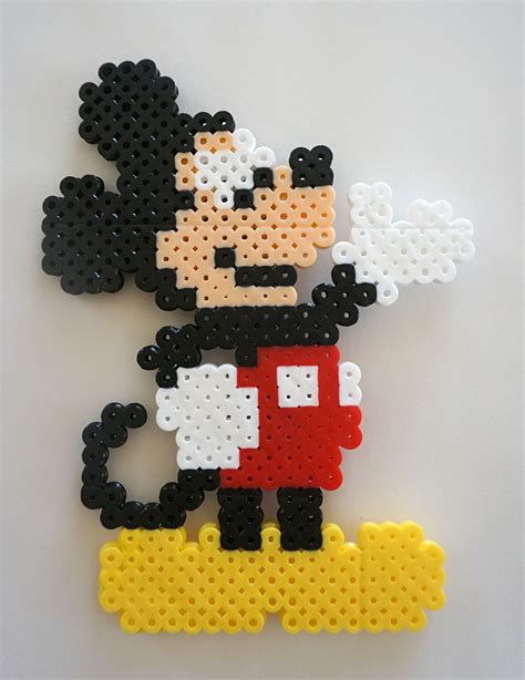 Disney Mickey Mouse standing perler beads by Shannon Landon | Perler ...