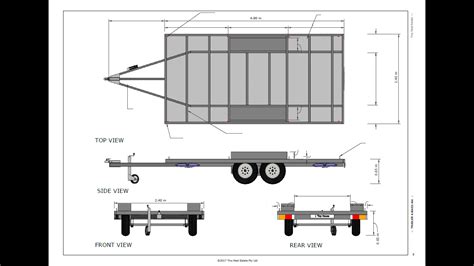 4.8 Metre Tiny House Trailer Plans - Tiny Home Plans