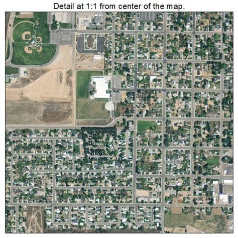 Aerial Photography Map of Richfield, UT Utah