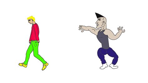 the virgin chad vs the chad virgin Memes - Imgflip