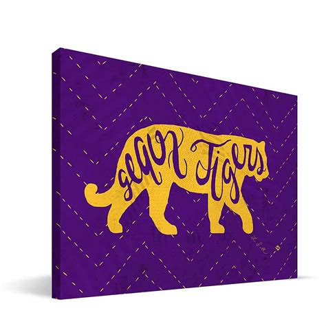 LSU Tigers Mascot Canvas Print Canvas Art Painting, Stone Painting ...