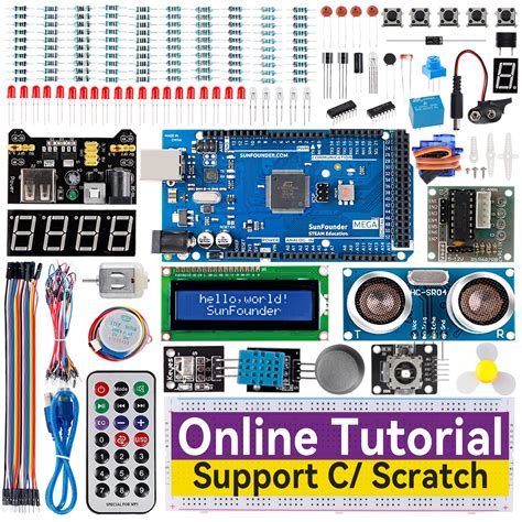 Buy SunFounder The Most Complete Starter Project Kit Compatible with Arduino IDE Mega 2560 R3 ...