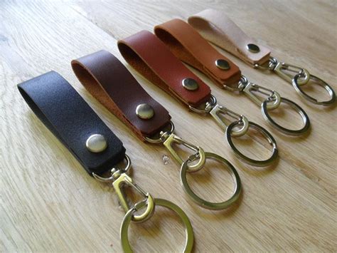 Leather Strap Keychain With Swivel Snap Hooks Belt Loop Key | Etsy | Swivel snap hooks, Belt ...