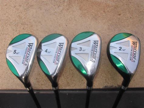 Warrior Golf Hybrids Golf Clubs~set includes 2/16*~3/19*~4/22*~5/25 ...