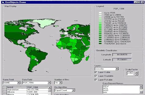 World map data Esri Shapefile Comprehensive Attributes