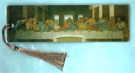 LEONARDO DA VINCI Painting ART Bookmark The Last Supper Christian ...
