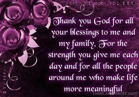 Thank You God For All Your Blessings - Desi Comments