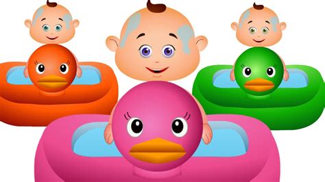 Five Little Babies Bathing In A Tub And More - JamJammies Nursery ...