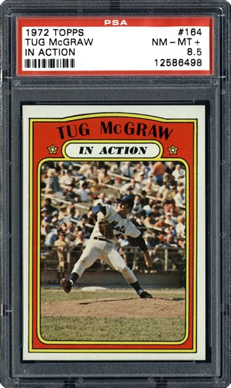 1972 Topps Tug McGraw (In Action) | PSA CardFacts®