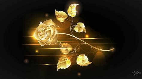 Aggregate 80+ golden rose wallpaper super hot - in.cdgdbentre